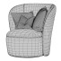 Fauteuil Selva Lucrezia by Francesco Lucchese - Islomov