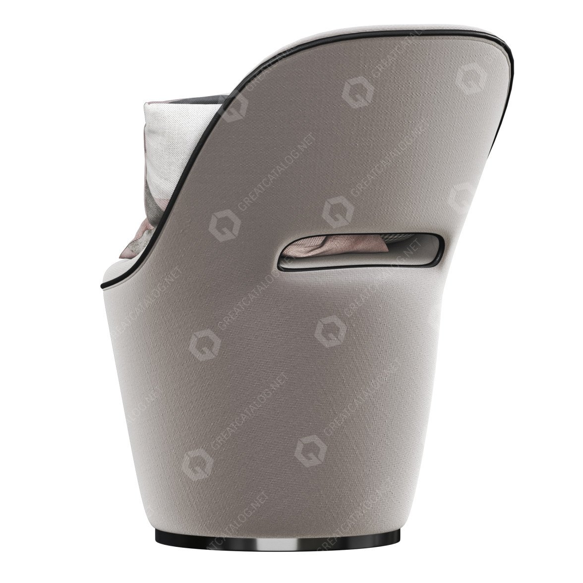 3D model Chair Tacchini Eddy Accent