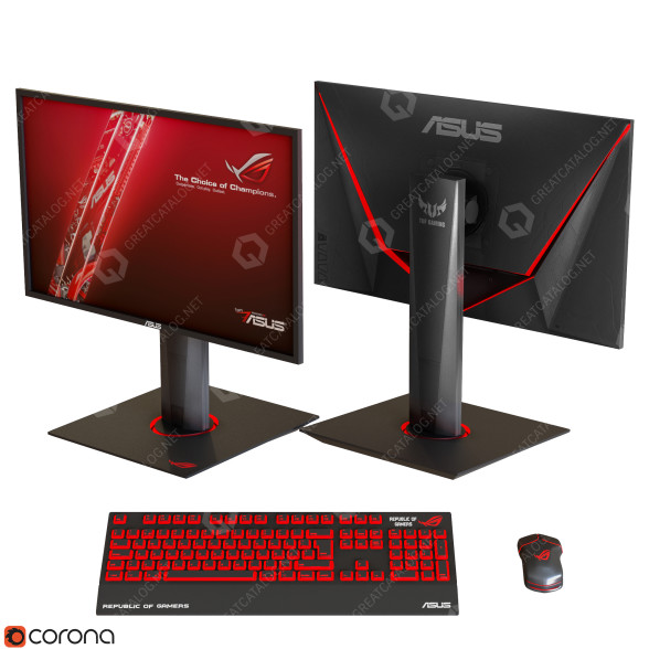 Computer Asus Gaming Collection 3D model