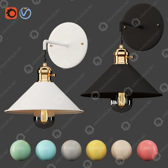 Бра Light 06 3D модель