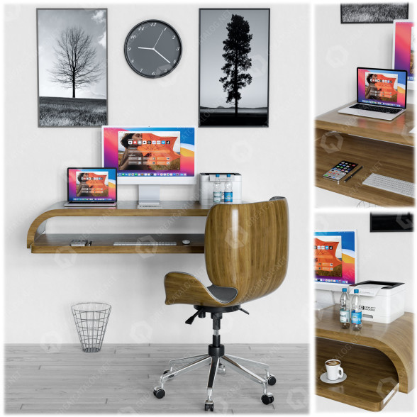 Espacio de trabajo y decoración Furniture 14 Modelo 3D