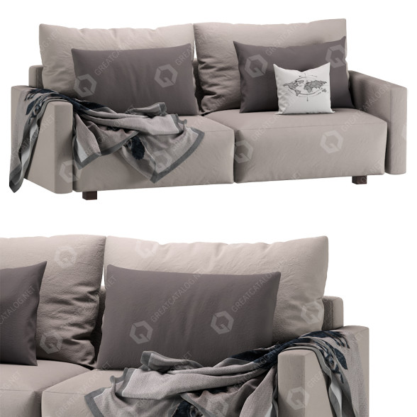 Canapé IKEA Gimmarp modèle 3D
