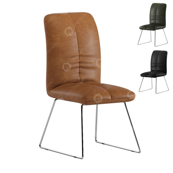 Krzesło Aturin Leather model 3D