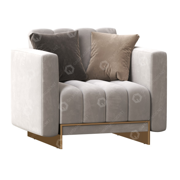 Armchair Caracole The Well-Balanced 3D model