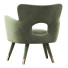 Armchair Paynes Gray Shane Wingback Accent - Abdurayim