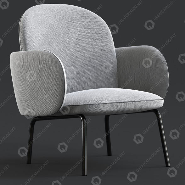 Armchair Shaftsbury 20 by Brayden Studio 3D model