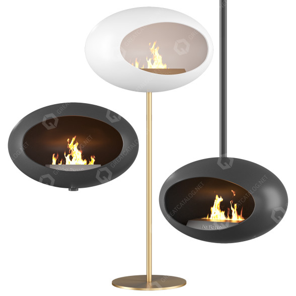 Biofoyers Le Feu Ground Steel Sky Ground Low modèle 3D
