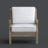 Fauteuil Restoration Hardware Santa Monica Teak Classic Lounge - Abdurayim