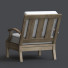 Fauteuil Restoration Hardware Santa Monica Teak Classic Lounge - Abdurayim