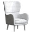 Armchair Oday 27 5 W Wingback - Abdurayim