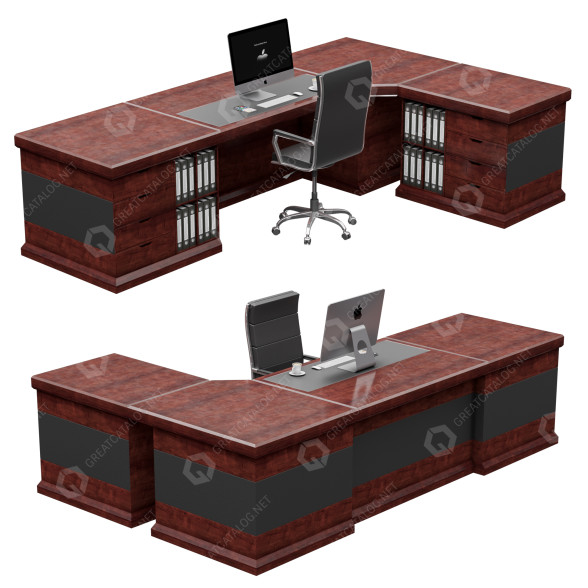 Espacio de trabajo Office 18 Modelo 3D
