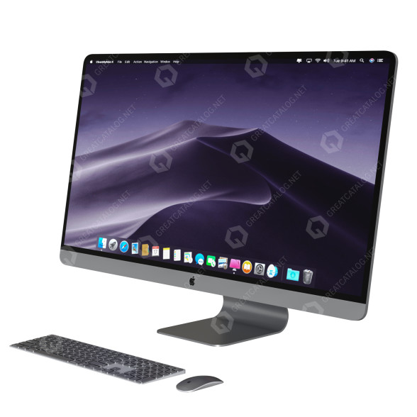 Computer Apple New iMac PRO 3D model
