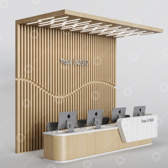 Workspace Office Furniture 25 3D model