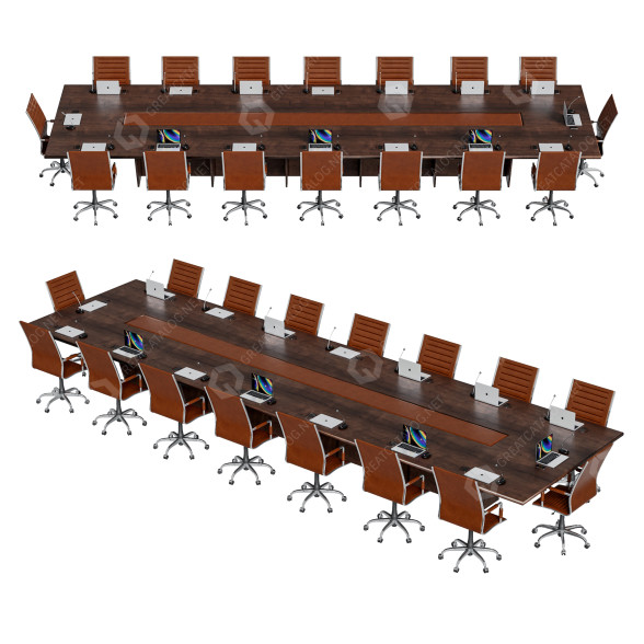 Workspace Conference Table 04 3D model