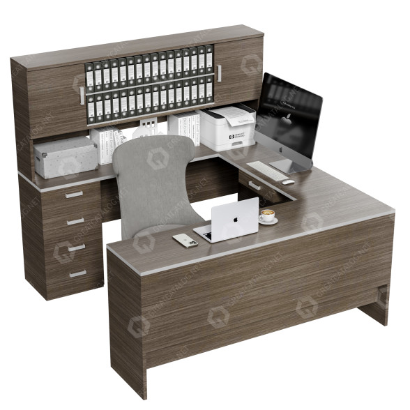 Workspace Office Furniture 27 3D model