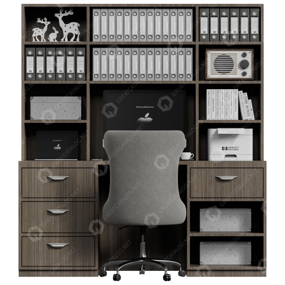 Espacio de trabajo Office Furniture 30 Modelo 3D