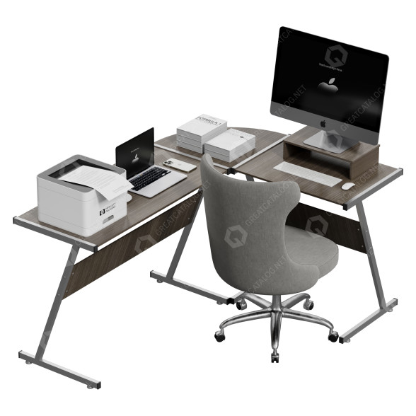 Workspace Office Furniture 31 3D model