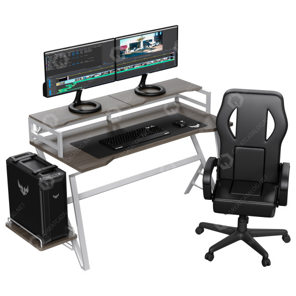 Przestrzeń robocza Office Furniture 32 model 3D