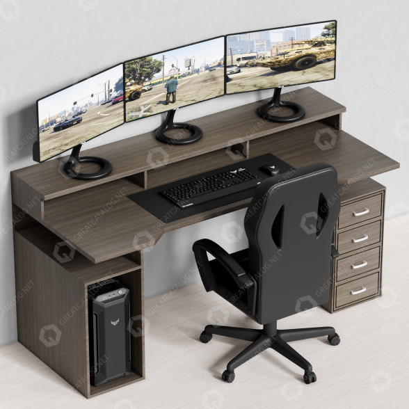 Workspace Office Furniture 35 3D model