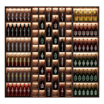 Стелаж та напої Drink Bar Set 02