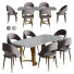 Stół i krzesła Homary Faux Dining - Mostafaqr