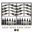 Gestell und Dekor Homary Wall Mounted Wine - Mostafaqr