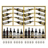 Gestell und Dekor Homary Wall Mounted Wine - Mostafaqr