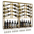 Gestell und Dekor Homary Wall Mounted Wine - Mostafaqr