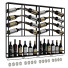 Gestell und Dekor Homary Wall Mounted Wine - Mostafaqr