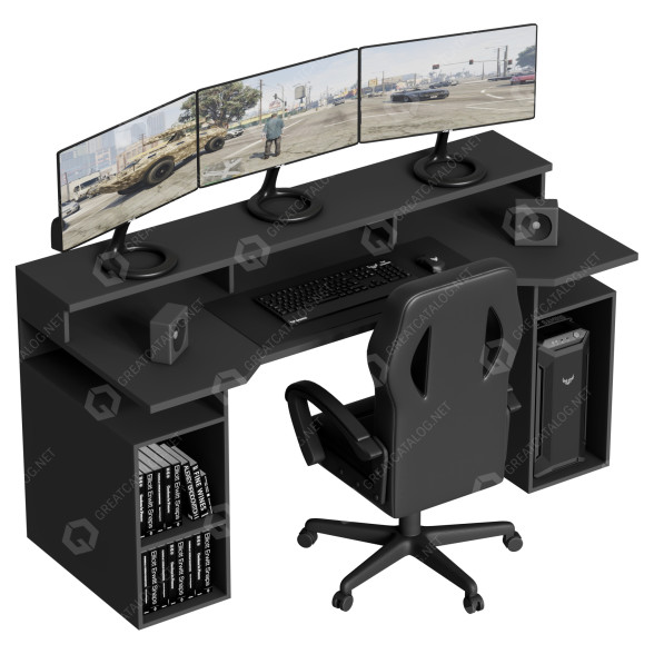 Espace de travail Inbox Zero Office Furniture 36 modèle 3D