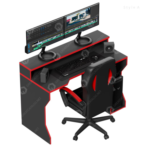 Рабочее пространство Inbox Zero Office Furniture 40 3D модель