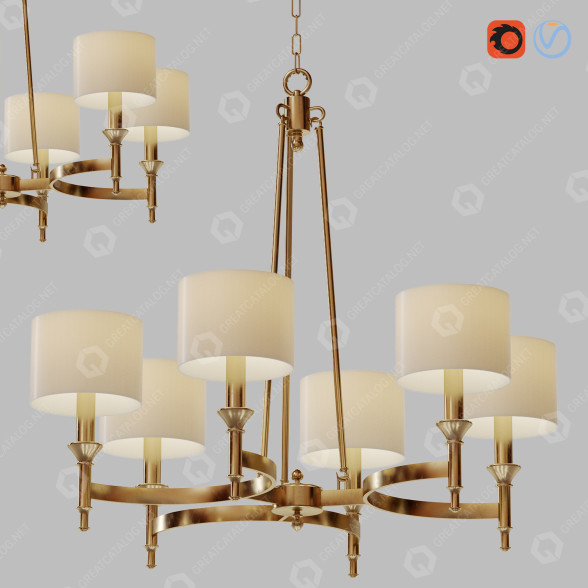 Lustre Light 15 modèle 3D