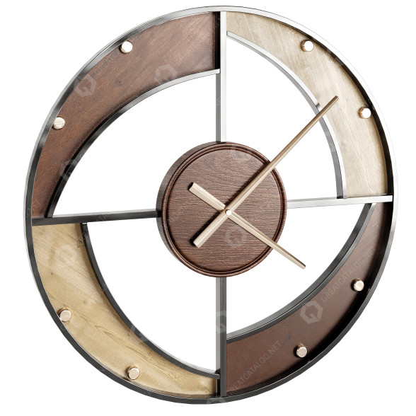 Годинник Wood 3 3D модель