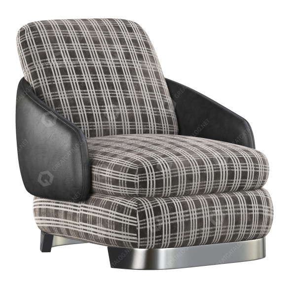 Armchair Minotti Lawson 3D model