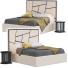 Bed and Bedside Tables Nathan Anthony Elan - Viktorvfx