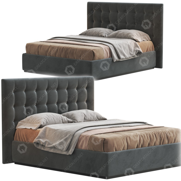 Bett Felis Karl 3D-Modell