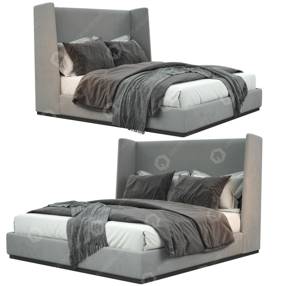 Łóżko Flexform Grey model 3D