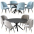 Table and Chairs Eichholtz Ralf and Cliff - xidirnazarabdirayimov72