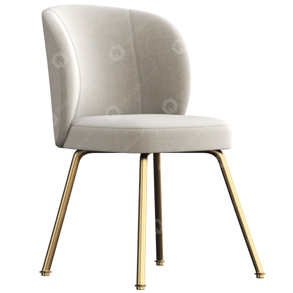 Стілець West Elm Greer Upholstered 3D модель