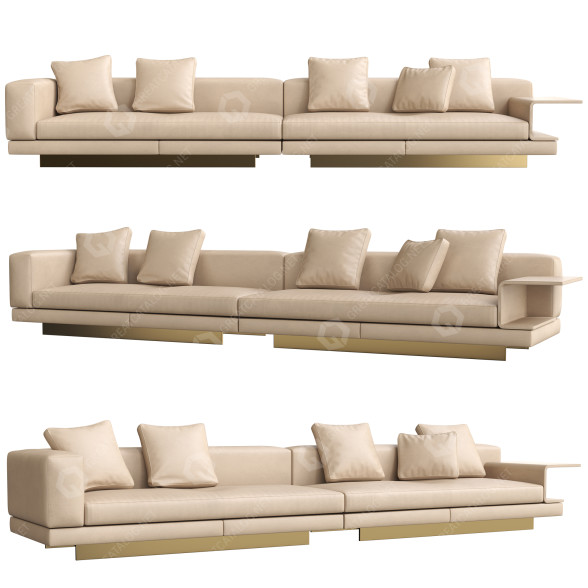 Диван Minotti Connery 3D модель