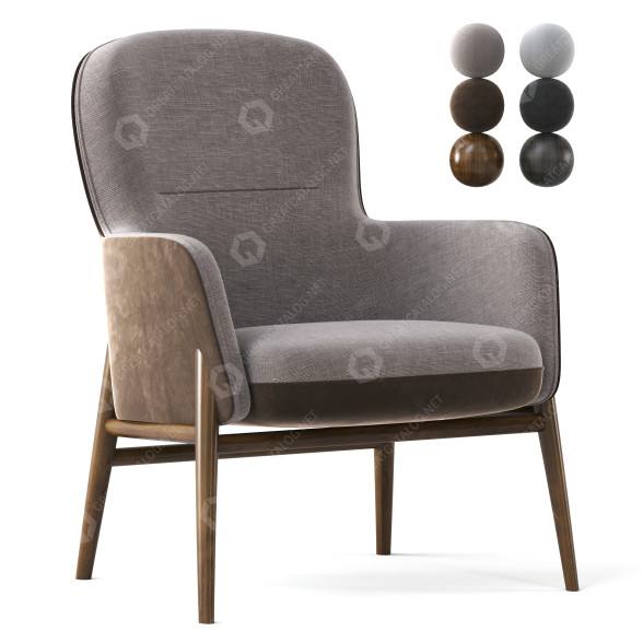 Armchair Connection Hygge 3D model