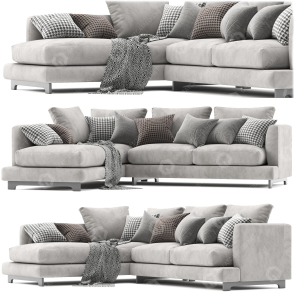 Sofá Camerich Lazytime Modelo 3D