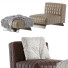 Крiсло та пуф Minotti Twiggy Armchair 2 Version - QrisTina