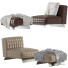 Крiсло та пуф Minotti Twiggy Armchair 2 Version - QrisTina