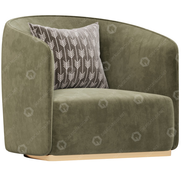 Fotel Conte Charlie model 3D