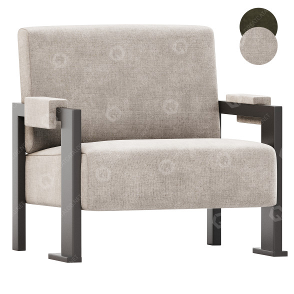 Fauteuil FBC London Sol modèle 3D