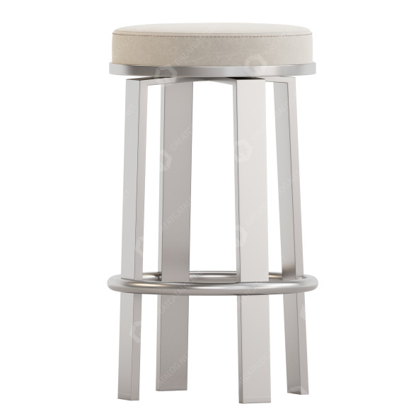 Taburete de bar Mcgary Swivel by Wade Logan Modelo 3D
