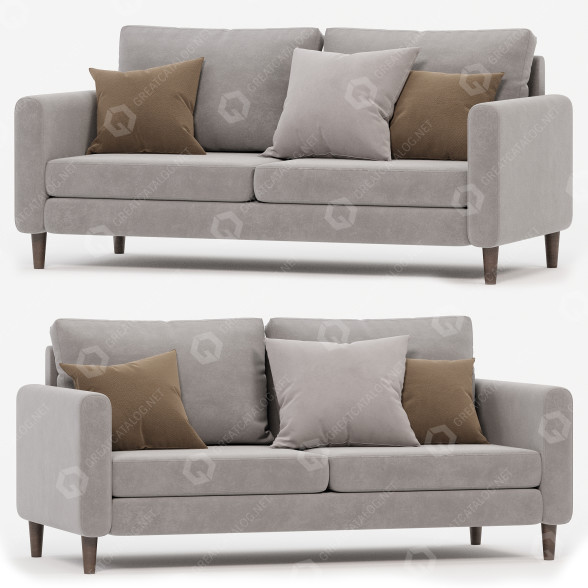 Sofa Cazenovia Square Arm 3D-Modell