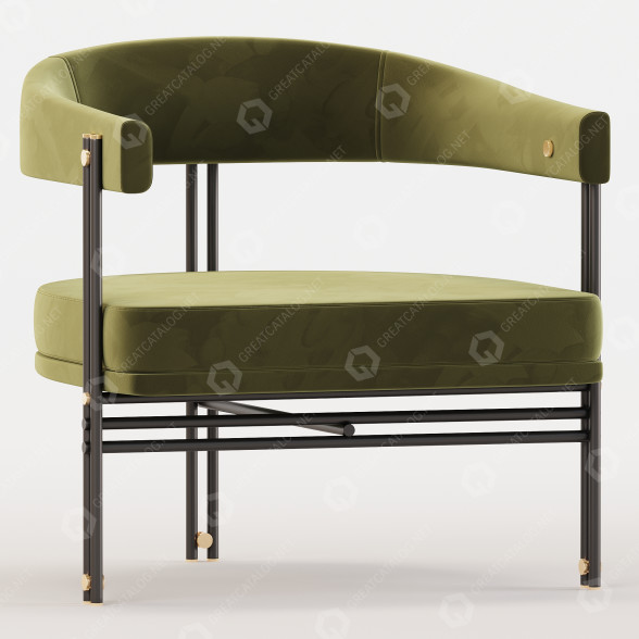 Кресло Praddy Bamboo 3D модель