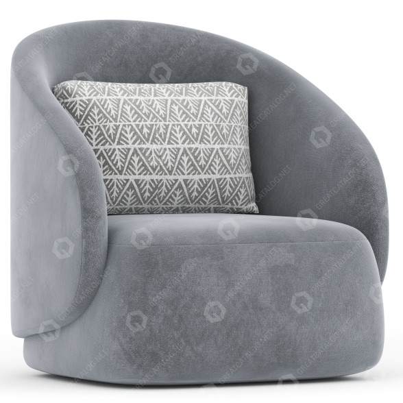 Sillón Ersa Mobilya Hull Home Modelo 3D